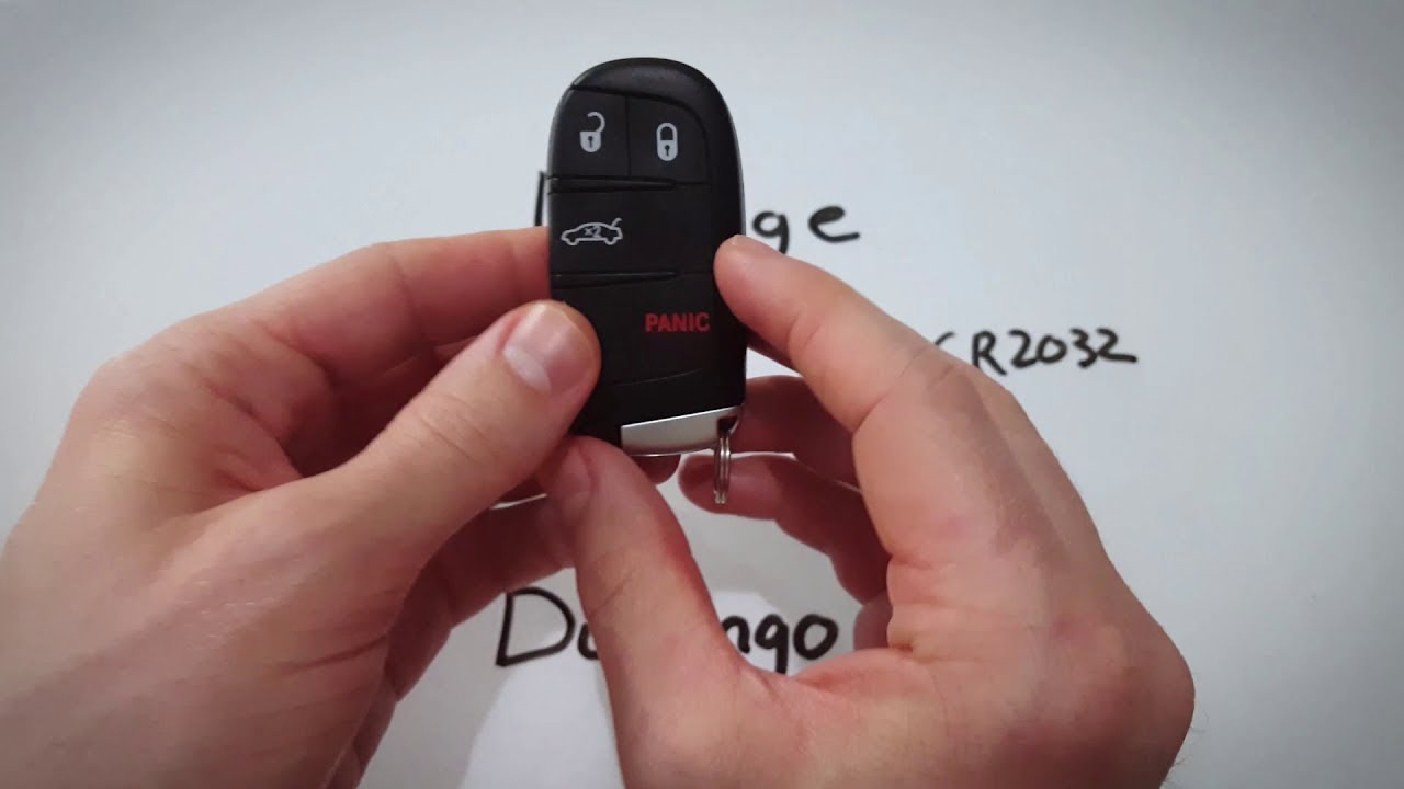 Dodge Durango Key Fob Battery Replacement (2014 - 2021) - YouTube