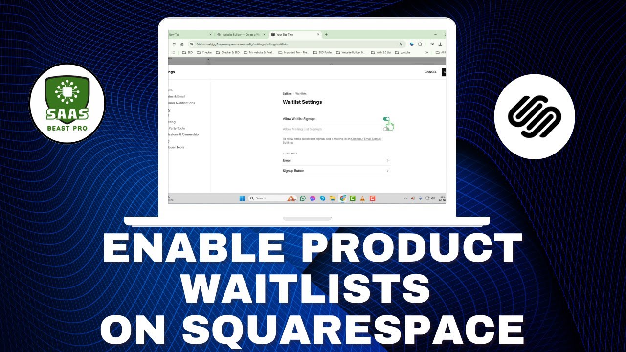 How to Enable Product Waitlists On Squarespace