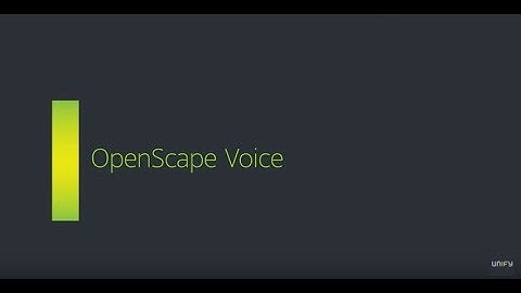 OpenScape Voice
