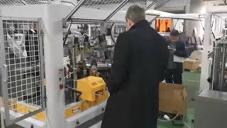 Two Serbian Customers Visited The Mingyuan Paper Cup Machine Factory