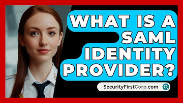 What Is A SAML Identity Provider? - SecurityFirstCorp.com