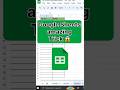 Google sheet amaze tricks ✅🖥️ #excel #exceltricks #exceltips