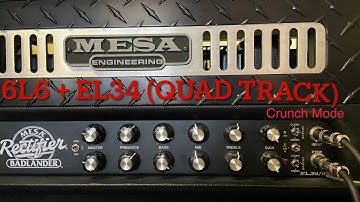Mesa Badlander - 6L6 vs EL34 (Pull Me Under Riffs)
