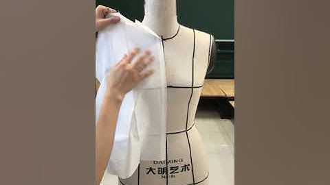 How to drape a basic bodice - Front & Back - Phương pháp draping cơ bản thân trên - trước  P1