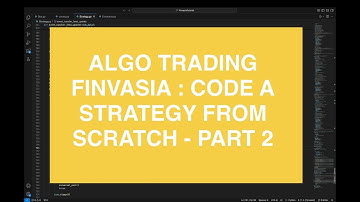 Finvasia Algo Trading - Part 2 | Code Strategy From Scratch | Shoonya Websocket | Finvasia Strategy