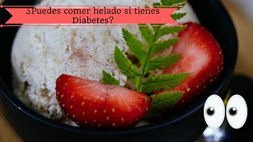 ¿Pueden los diabéticos comer helado de vez en cuando?