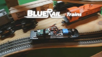 Running O gauge train on battery power via bluetooth smart