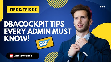 Mastering SAP HANA Monitoring Like a PRO with DBACOCKPIT #excelbytesized #saphanatraining #sapcloud