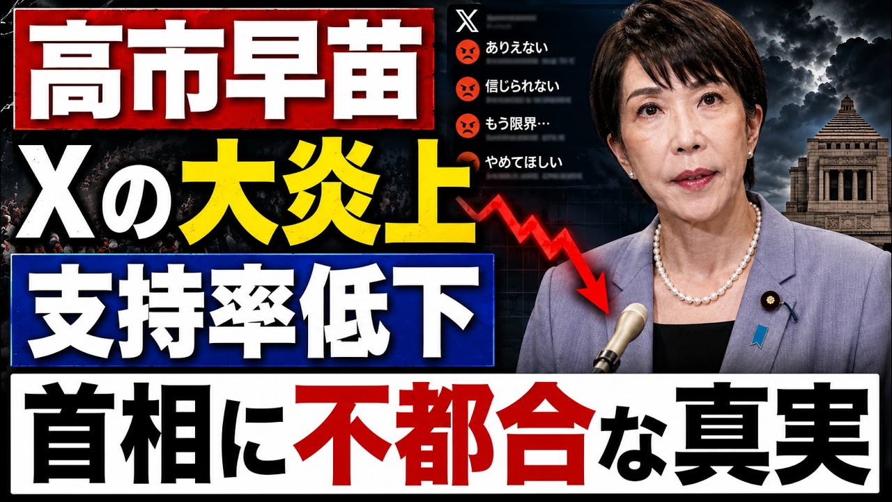 Declining Approval Ratings and Sanae Takaichi's X Controversy: Why