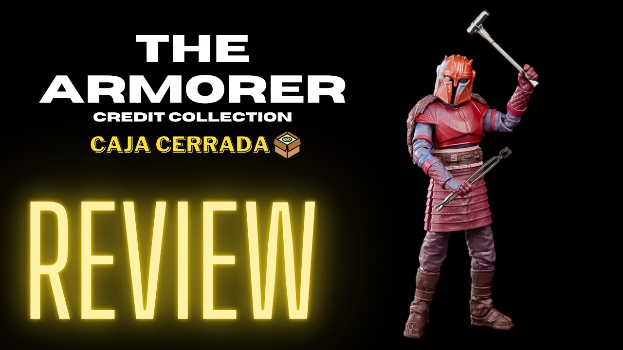 REVIEW Black Series The Armorer - The Mandalorian Credit Collection