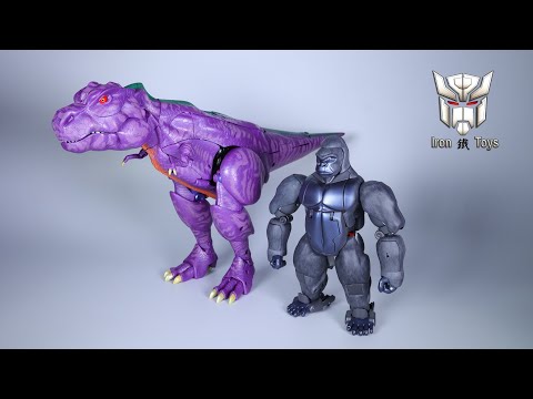 [Beast Wars] Optimus Primal VS Megatron! Masterpiece MP-32 & MP-43 黑猩猩队长 & 霸王龙