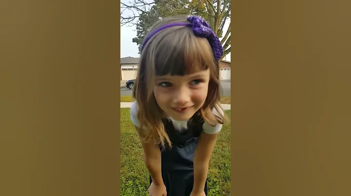 Before her very first day of school!!