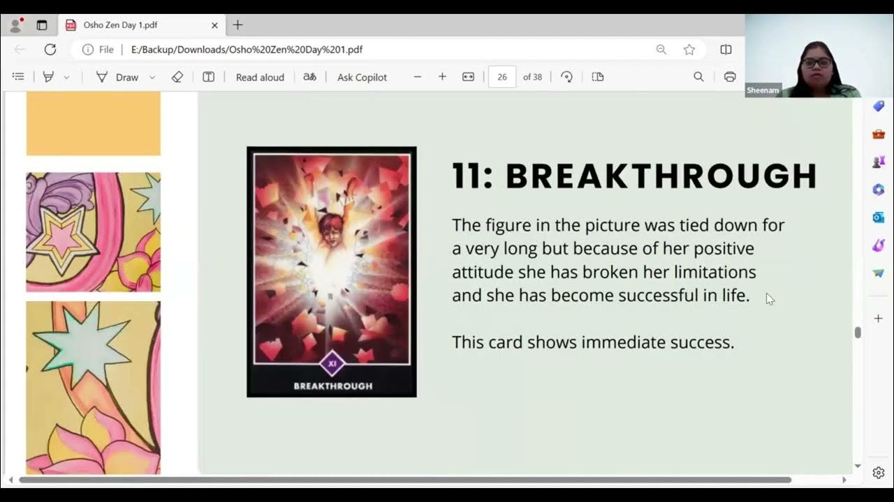 The Aloneness Osho Zen Tarot Cards Tarot Cards meaning in Hindi