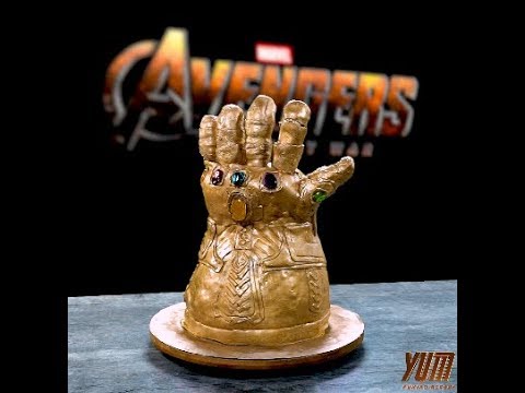 Infinity Gauntlet Cake - YouTube.