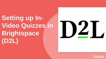 Setting up In-Video Quizzes in Brightspace (D2L)