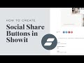 How to Create a Social Media Share Widget in Showit