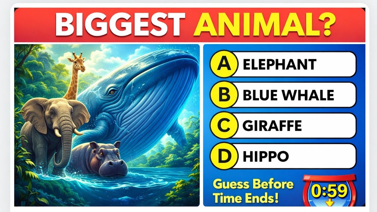 Ultimate Animal Quiz 🦁 | 30 Questions Challenge | Can You Score 100%? Part 34 Ocean Of Knowledge 