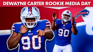 Buffalo Bills Rookie Media Day with DeWayne Carter! | Behind The Scenes