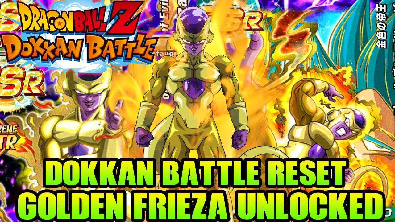 Dragon Ball Z Dokkan Battle RESET GOLDEN FRIEZA UNLOCKED 