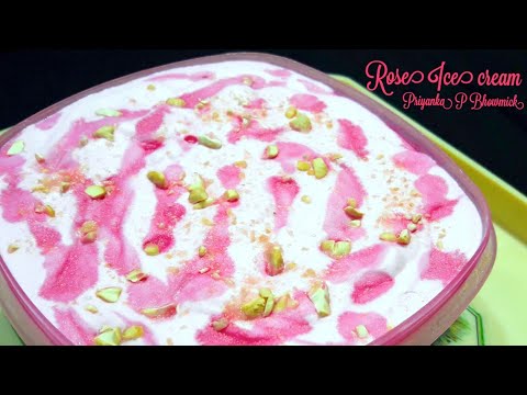 Ice cream/rose ice cream /icecream making