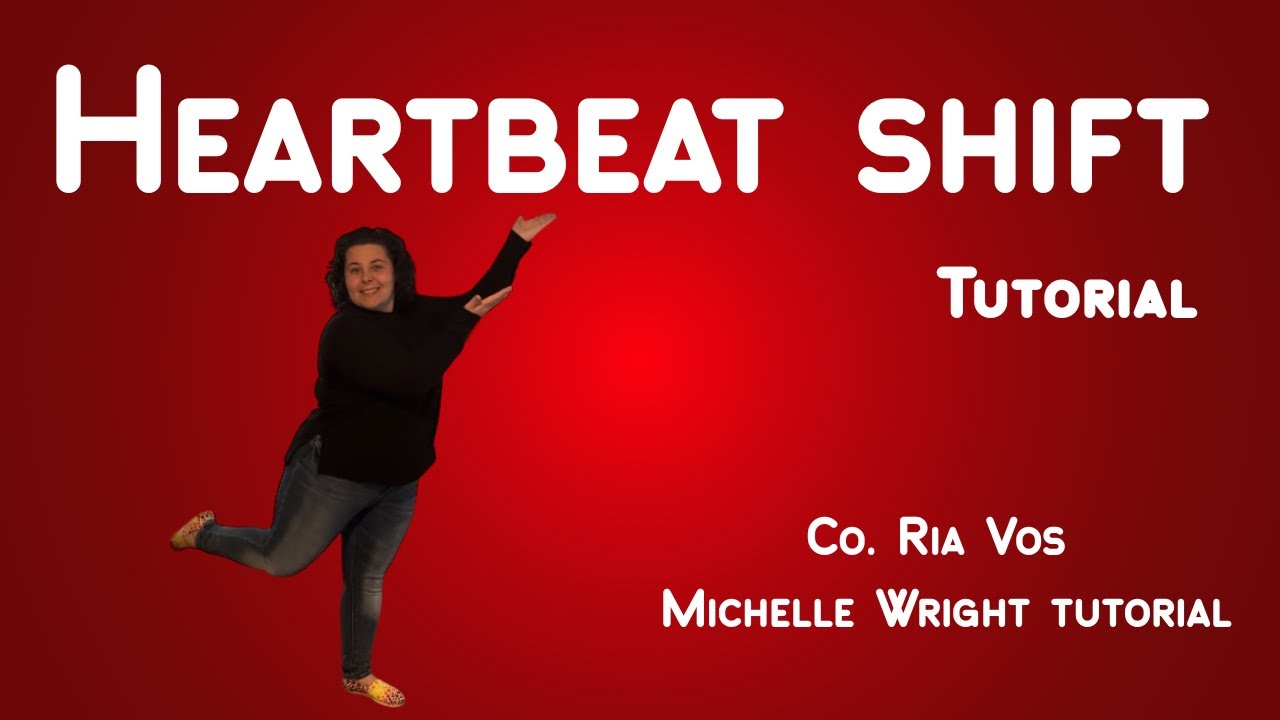 Heartbeat shift line dance tutorial Easy intermediate choreography by Ria Vos