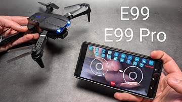Connect & Pair with Phone App E99 / E99 Pro Drone - Record Videos, Take Pictures & Control using App