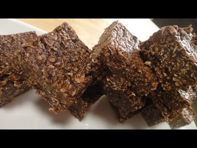 No Bake Oat Chocolate Bars | Sanjeev Kapoor Khazana