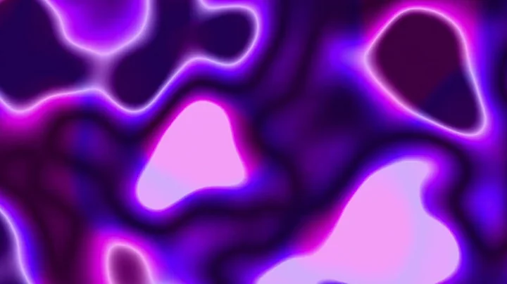 2h Psychedelic Purple Retro Neon Background | No Sound 4K