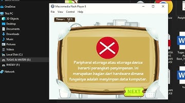 Simulasi Game Edukasi Peripheral Quiz || Macromedia Flash 8
