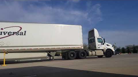 Backing into dock door. One shot.