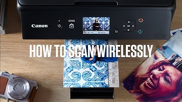 Canon PIXMA TS Series: How to scan wirelessly