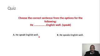 Demo Lesson English Present Simple Tense
