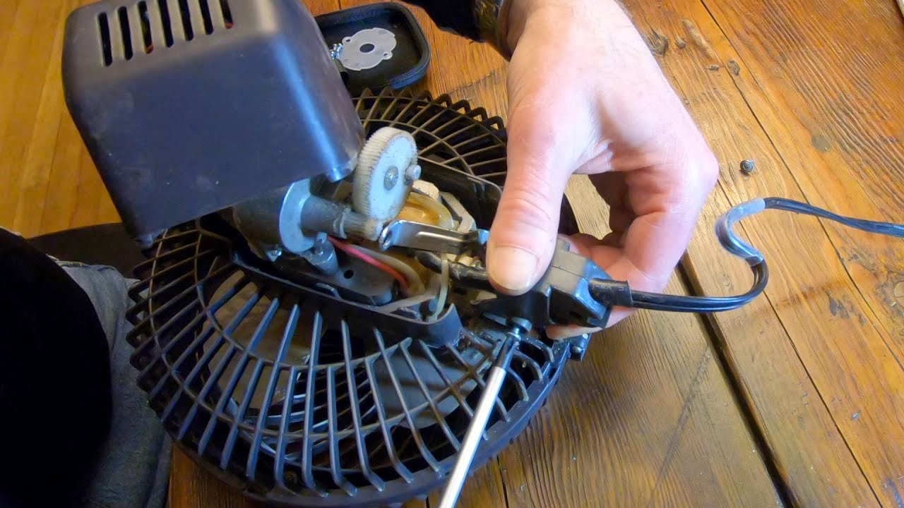 Fixing Broken Oscillating Fan That Won