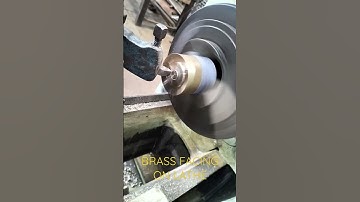 Brass Facing on Lathe Machine | Mechanical Engineering | ITI | Intern Backpacker |