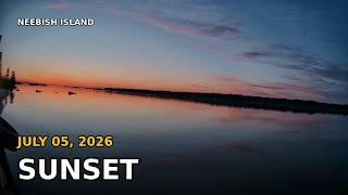 Sunset Time-lapse — Neebish Island July 05, 2026 #Shorts