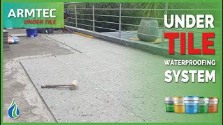 ArmTec Under Tile Waterproofing System - SealPro – Waterproof concrete balconies & exposed areas.