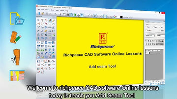 Richpeace garment CAD software online lessons-Tip of the day-Add seam(V9)