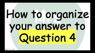 How to Organize Your Response to Question 4 for English Language Paper 1 (Edexcel IGCSE)