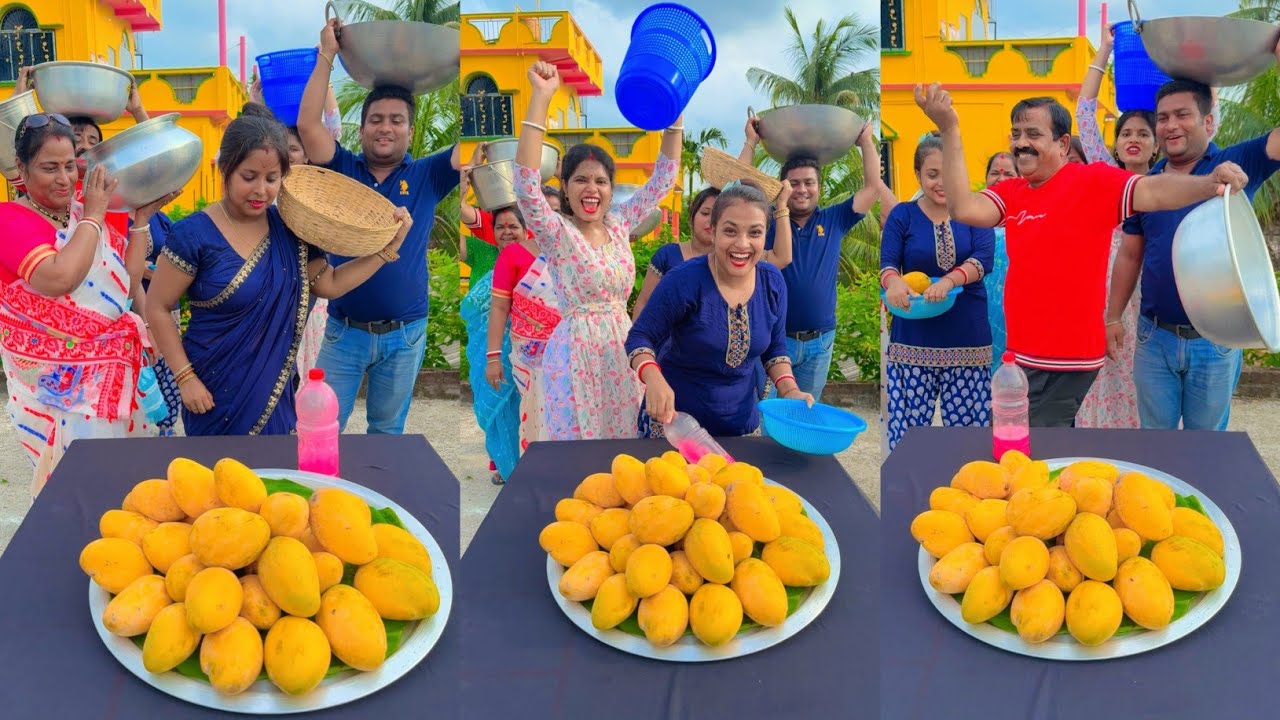 More Bottle Flip More Mangoes Funny Challenge Video || Game Video