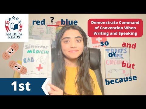 1st Grade Demonstrate Command of Convention in Speech and Writing! | Arizona Academic Standard 1.L.6