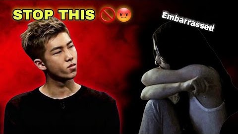 RM had to say THIS during his live… ARMY, this needs to stop.