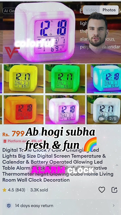Never Oversleep Again ⏰ | Best Digital Alarm Clock on Daraz Pakistan!#YouTubeShorts #PakistanShop