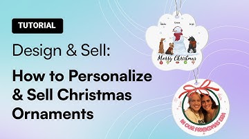 How to Personalize & Sell Christmas Ornaments 🎄 Customily Tutorial