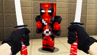 REALISTIC MINECRAFT - STEVE MEETS DEADPOOL! 😈