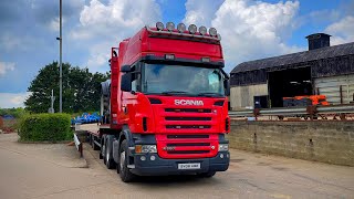 Scania V8&#39;s x3 &amp; Volvo FH Drive By - &#39;4K&#39;