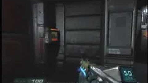 Doom 3 XBox Co-op SOLO - Part 7 - Communications Sector 1