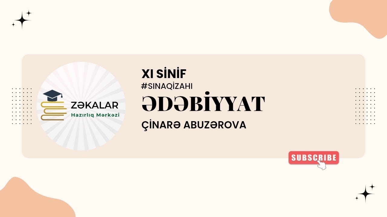 XI Siniflər Ədəbiyyat suallarının izahı 🤓 26.10.2025 blok sınaq imtahanı 🚀 #zhm #qobustan 