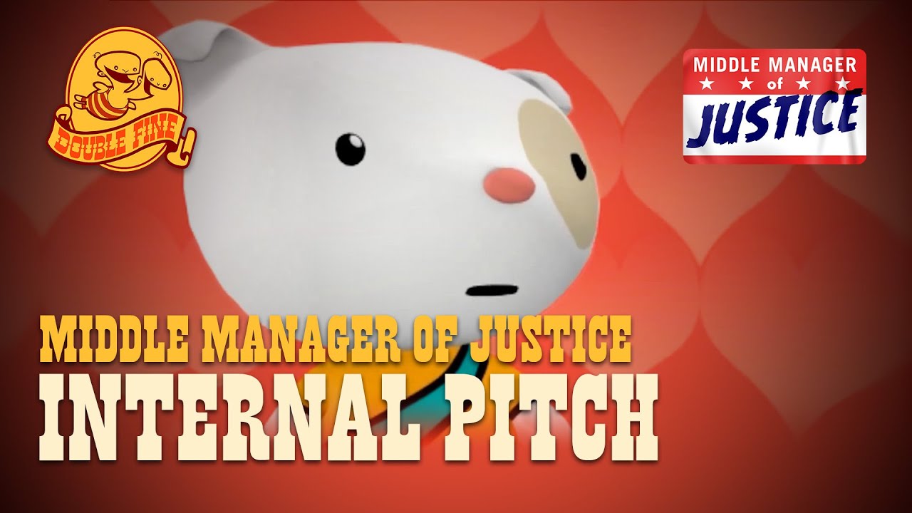 Double Fine Adventure Middle Manager of Justice: Original Internal Prototype Pitch Video