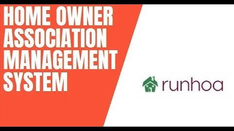 RunHOA - Home Owner Management System