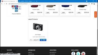 Demo Aplikasi Online Shop sederhana berbasis Web dengan fitur chat sederhana